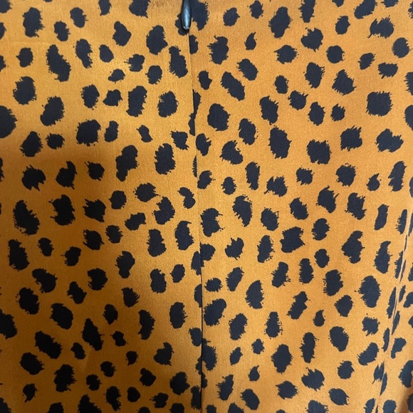 BB Dakota Leopard Puff Sleeve Dress, Size 2, Excellent condition! - Picture 11 of 12